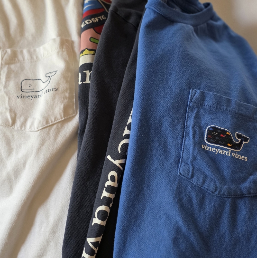 Vineyard Vines Boys XL Shirt Lot | Preppy Whale Logo